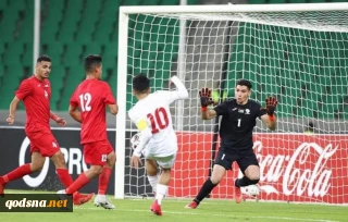 هزيمة غير مستحقة لفلسطين أمام البحرين في بطولة غرب آسيا