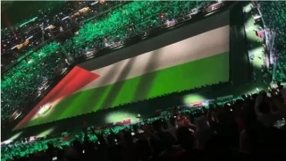 افتتاحیه جام ملت‌های عرب در قطر با نمایش زیبای پرچم فلسطین (فیلم)