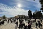 حضور نزدیک به 50 هزار فلسطینی در نماز جمعه مسجد الاقصی + عکس