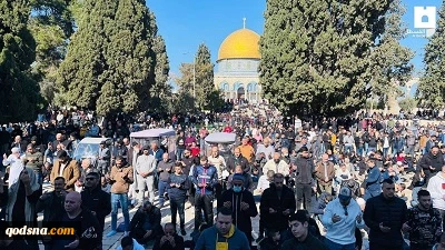 مشارکت 60 هزار نفر در نماز جمعه این هفته مسجد الاقصی+ عکس 2