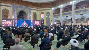 رهبر معظم انقلاب اسلامی در ارتباط تصویری با مردم آذربایجان شرقی:

 حربه دشمن فشار اقتصادی و دروغ‌پردازی رسانه‌ای است/ ابهت آمریکا در منطق شکسته است 2