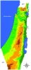 نقشه طبیعی فلسطین 2