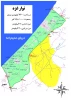 نقشه نوار غزه