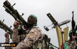 مشاهد لتصدي القسام للطيران الصهيوني بصواريخ أرض-جو