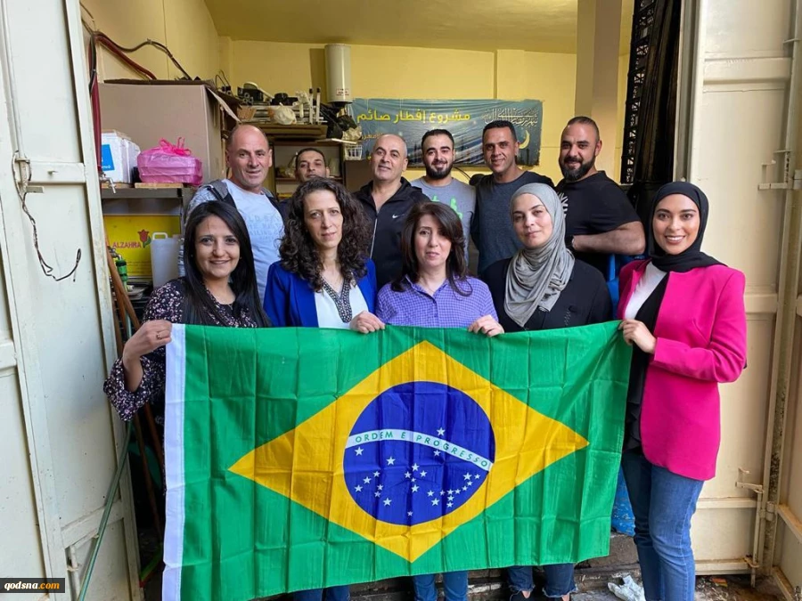 Brazilians donate to Palestinian refugee camp
 2