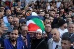 تشییع پیکر شهید شیرین ابوعاقله خبرنگار فلسطینی شبکه الجزیره 6