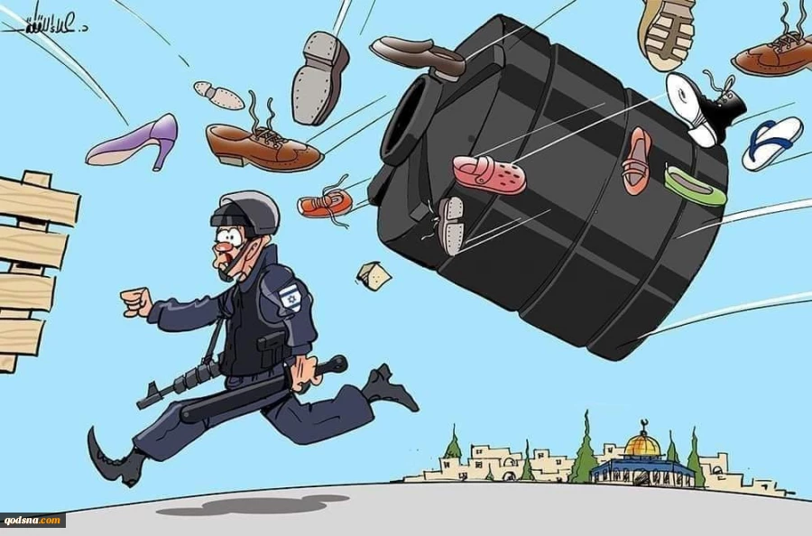 هروب الجنود الصهاينة من شوارع القدس المحتلة  2