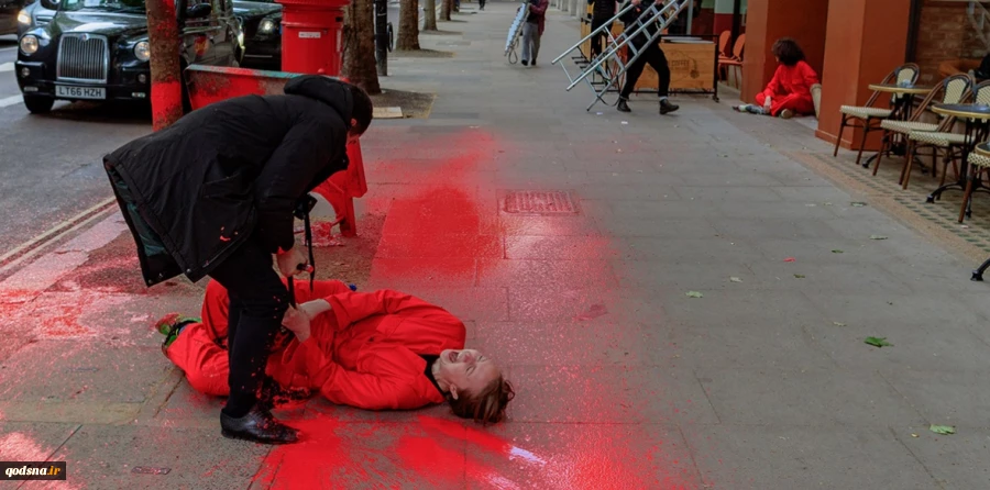 Activists blockade Israeli arms HQ over killing of Shereen Abu Aqleh
 2