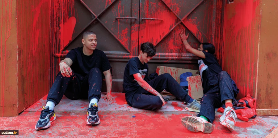 Palestine activists arrested after dousing Israeli arms HQ in red paint
 2