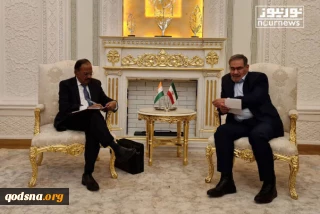 في لقاء مع مستشار الأمن القومي لرئيس وزراء الهند ؛

أمين المجلس الأعلى للأمن القومي الإيراني: التطورات في أفغانستان يجب أن تكون دائما على أجندة المحادثات الإقليمية