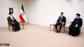 IR Leader stresses Iran’s neighbors first policy in talks with Turkmen president