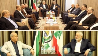 همگرایی مقاومت فلسطین

دیدار هیئت حماس با رهبران جنبش خلق و جنبش جهاد اسلامی فلسطین در بیروت