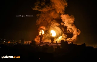 طائرات الاحتلال تشن سلسلة غارات جوية على موقع للمقاومة غرب غزة