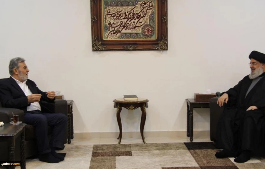 زياد النخالة يلتقي السيد نصر الله ويستعرضا نتائج معركة "وحدة الساحات" 2