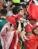 لاعبو المغرب يحتفلون بفوزهم برفع العلم الفلسطيني 2