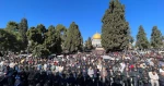 75 هزار فلسطینی در نماز جمعه مسجد مبارک الاقصی حضور یافتند  2