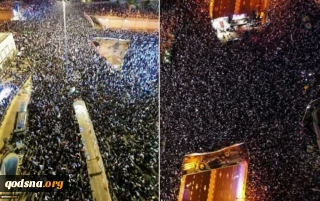 Tens of thousands rally across occupied territories against Israel's 'crime minister' for 9th straight week