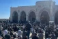 حضور باشکوه فلسطینیان در نماز جمعه مسجدالاقصی