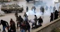 Palestinians suffer from tear gas during IOF raid in W. Bank village