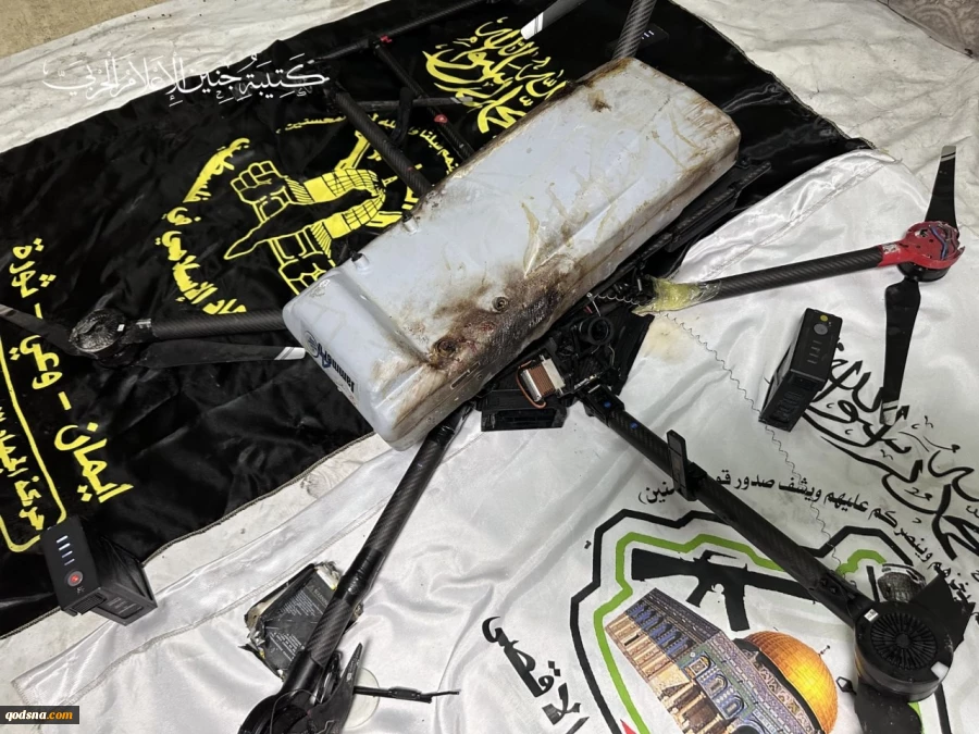 كتيبة جنين: مجاهدونا وشهداء الأقصى أسقطوا طائرة مسيرة للاحتلال وسيطروا عليها في جنين 5