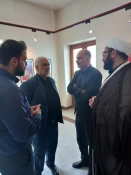 در ششمین روز نمایشگاه رسم مقاومت
بازدید رییس دبیرخانه کنفرانس حمایت از انتفاضه مردم فلسطین
 2