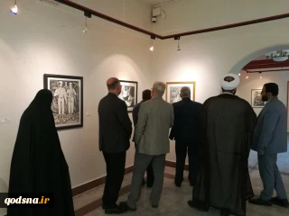 گزارش قدسنا از ششمین روز نمایشگاه رسم مقاومت در موزه هنرهای معاصر فلسطین تهران
