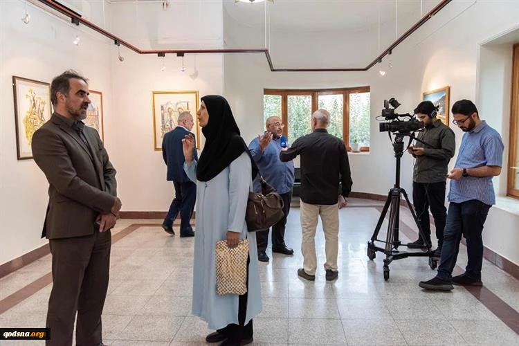 افتتاح معرض صور بمناسبة يوم المقاومة الإسلامية في متحف فلسطين للفنون المعاصرة بطهران 3