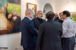 مندوب حركة الجهاد الإسلامي لدي طهران يزور معرض "رسم المقاومة" في متحف فلسطين للفنون المعاصرة 2