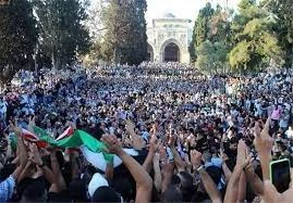 مشارکت 40  هزار فلسطینی در نماز جمعه الاقصی