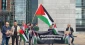 تجمع در دادگاه هلند برای آزادی رئیس کنفرانس فلسطینیان اروپا