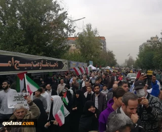 Iranian people stage rallies in support of oppressed Palestinian people