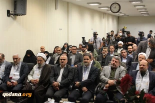 گزارش تصویری از مراسم یادواره شهدای خبرنگار فلسطینی در جنگ غزه (منادیان الاقصی)  2