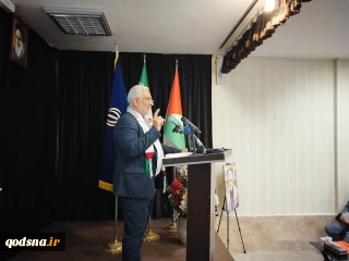 گزارش تصویری از مراسم یادواره شهدای خبرنگار فلسطینی در جنگ غزه (منادیان الاقصی)