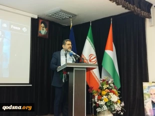 گزارش تصویری از مراسم یادواره شهدای خبرنگار فلسطینی در جنگ غزه (منادیان الاقصی)  2
