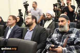 گزارش تصویری از مراسم یادواره شهدای خبرنگار فلسطینی در جنگ غزه (منادیان الاقصی)  2