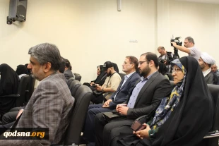 گزارش تصویری از مراسم یادواره شهدای خبرنگار فلسطینی در جنگ غزه (منادیان الاقصی)  2