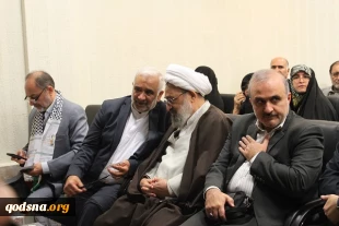 گزارش تصویری از مراسم یادواره شهدای خبرنگار فلسطینی در جنگ غزه (منادیان الاقصی)  2