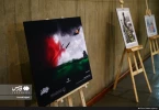 تجمع احتجاجي للفنانين الايرانيين لادانة جرائم الكيان الصهيوني الوحشية  4