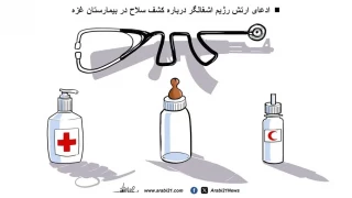 ادعای ارتش رژیم اشغالگر درباره کشف سلاح در بیمارستان غزه