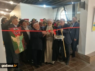 افتتاح نمایشگاه آثار گرافیکی با موضوع فلسطین 4