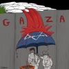 #کاریکاتور انتقادی کمال شرف، هنرمند یمنی در مورد سفر ایلان ماسک به فلسطین اشغالی
 2