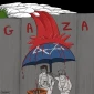 #کاریکاتور انتقادی کمال شرف، هنرمند یمنی در مورد سفر ایلان ماسک به فلسطین اشغالی
