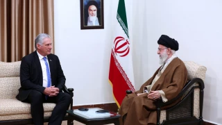 IR leader in a Monday meeting with Cuban Pres.:

Iran, Cuba must form coalition to counter US, West bullying// Gaza faced with big catastrophe