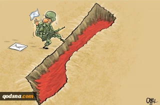 کاریکاتور/خودکشی صهیونیست ها در باتلاق خون غزه
