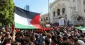 تظاهرات تونسی‌ها مقابل سفارت آمریکا در حمایت از مقاومت فلسطین