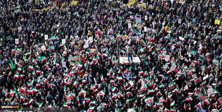 بدء مسيرات ذكرى الـ45 لانتصار الثورة الاسلامية في أرجاء ايران 2