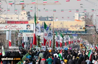 بدء مسيرات ذكرى الـ45 لانتصار الثورة الاسلامية في أرجاء ايران