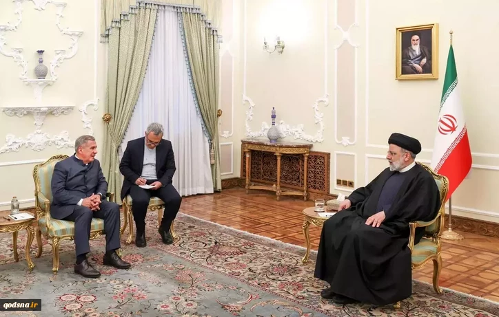 خلال استقباله رئيس تتارستان؛

الرئيس الإيراني: الوضع الحالي في غزة رمز للهيكلية الظالمة التي تحكم العالم 2