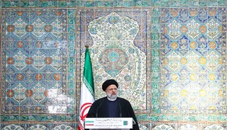 خلال مؤتمره الصحفي مع نظيره الجزائري...

الرئيس الإيراني: نحن واثقون من انتصار الشعب الفلسطيني وهزيمة الكيان الصهيوني وحماته