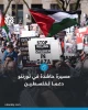 همبستگی جهانی با فلسطین |  تظاهرات گسترده در تورنتو کانادا در حمایت از غزه 2
